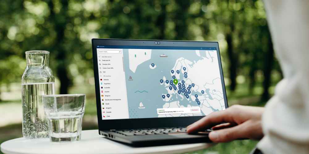 nordvpn on a windows laptop