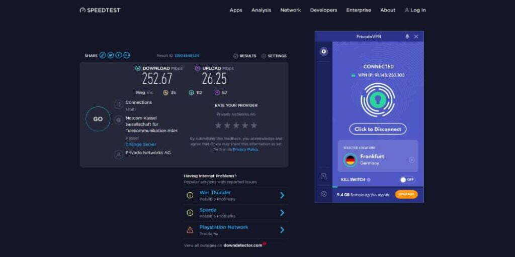 PrivadoVPN review